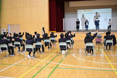 生徒会対面式の様子